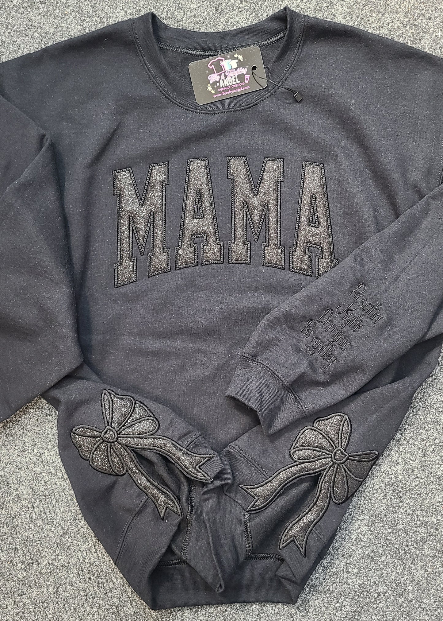 Mama sweatshirt with sidebows