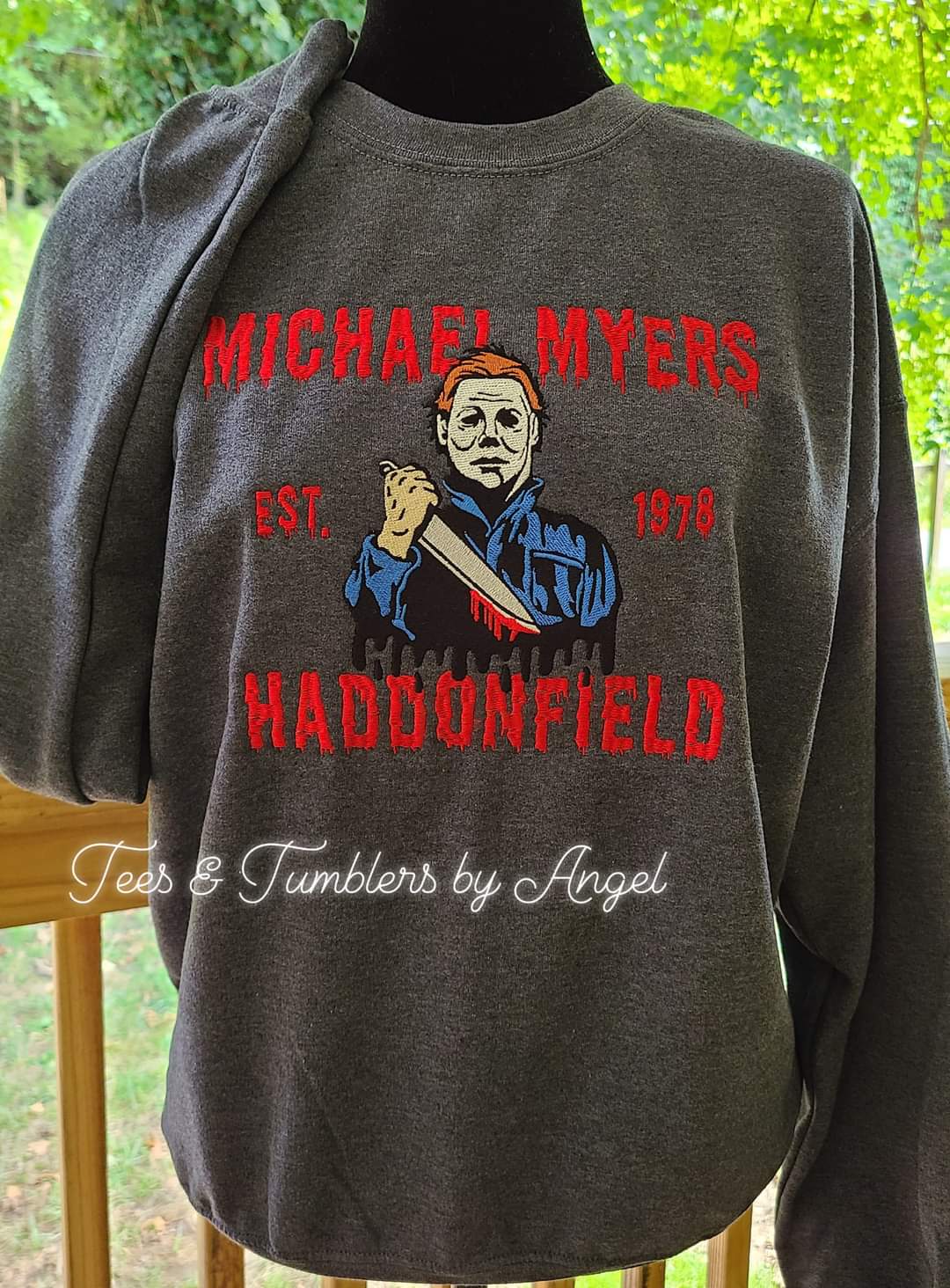 Michael Myers Embroidered Sweatshirt