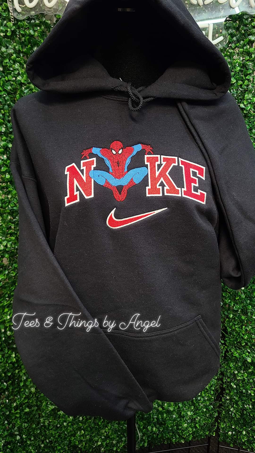 Nike Spiderman embroidered Hoodie 🕸