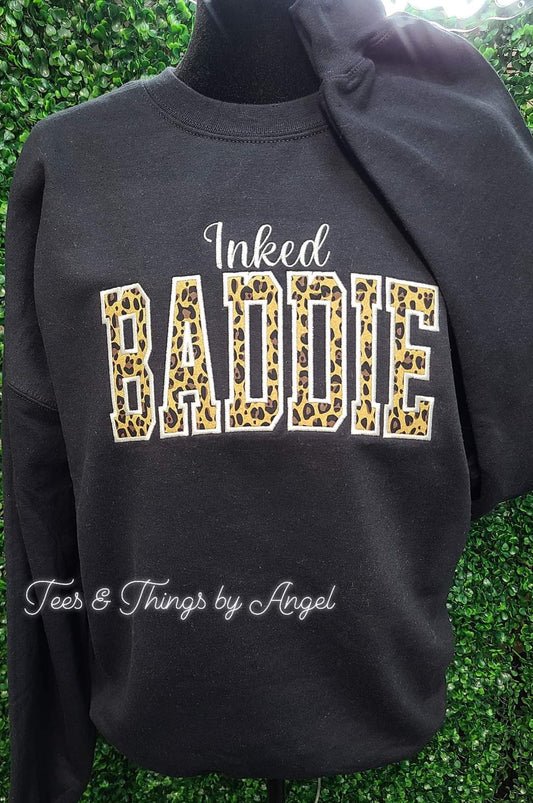 Inked Baddie embroidered sweatshirt