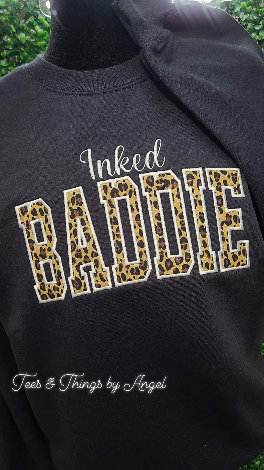 Inked Baddie embroidered sweatshirt