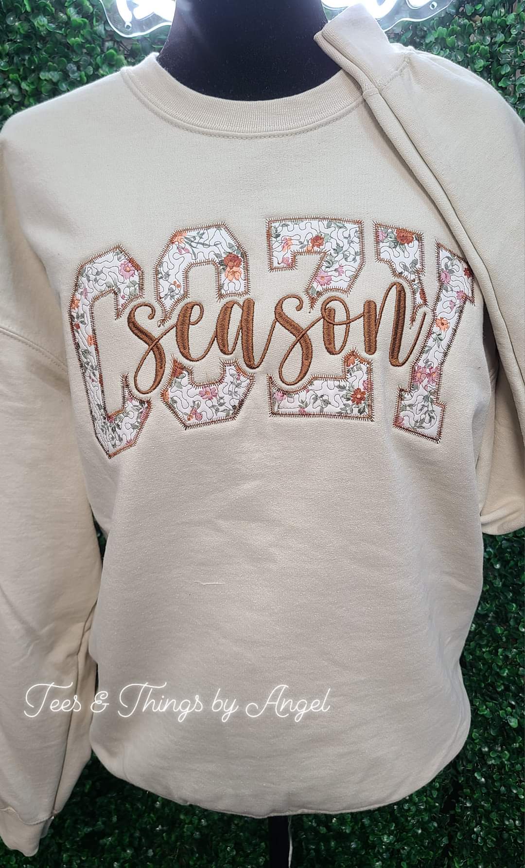 Cozy Season embroidered sweatshirt