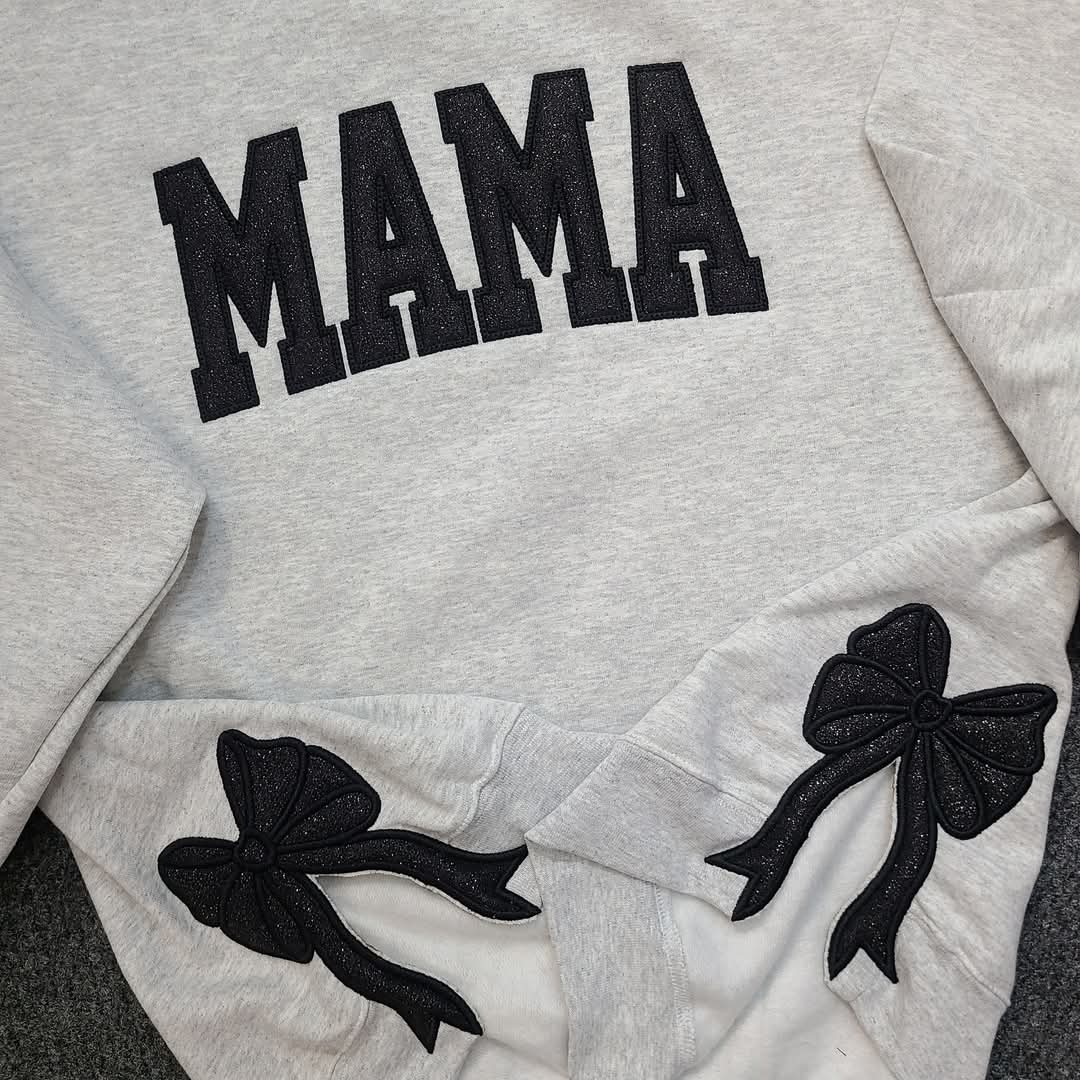 Mama sweatshirt with sidebows