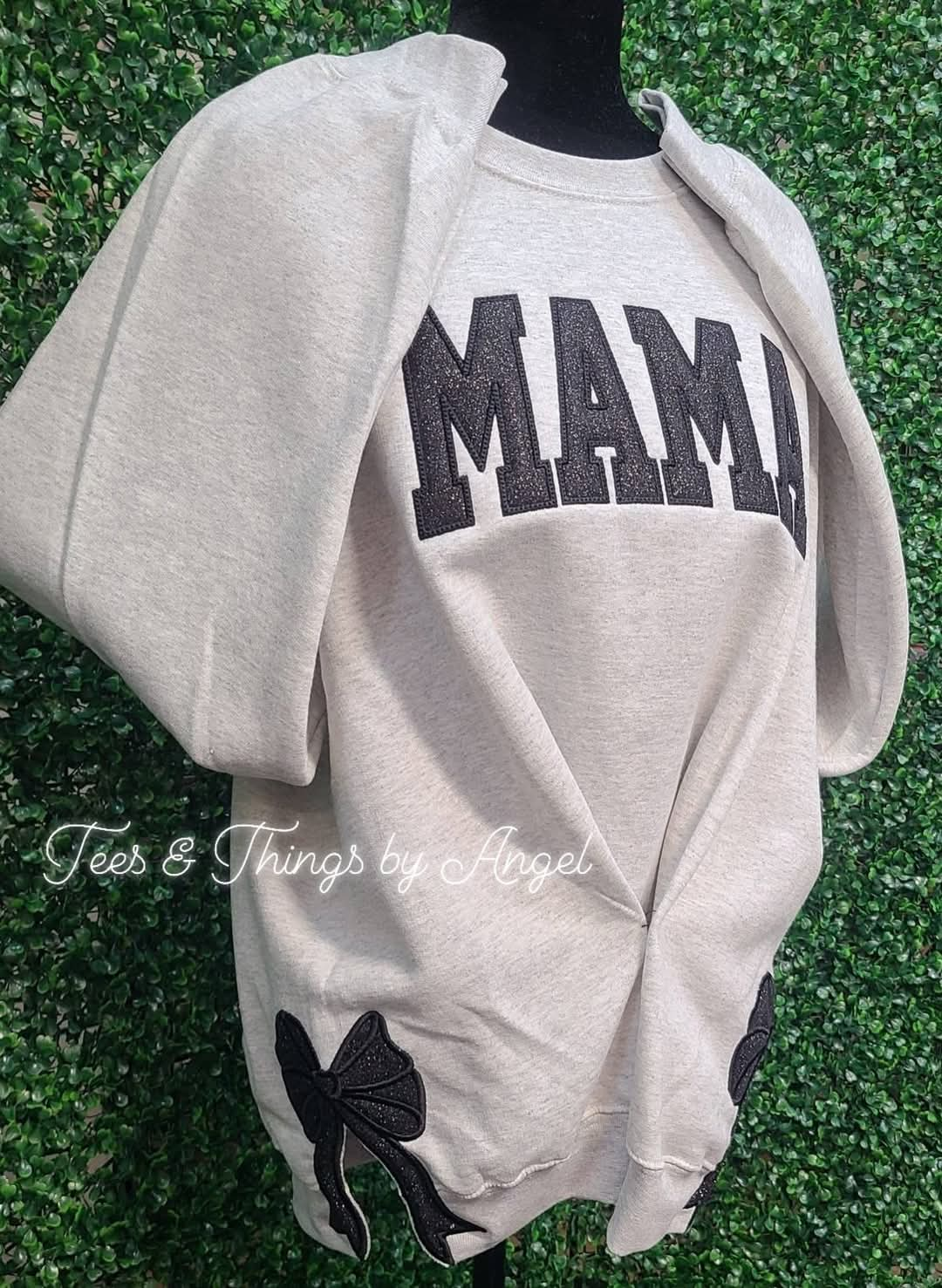 Mama sweatshirt with sidebows