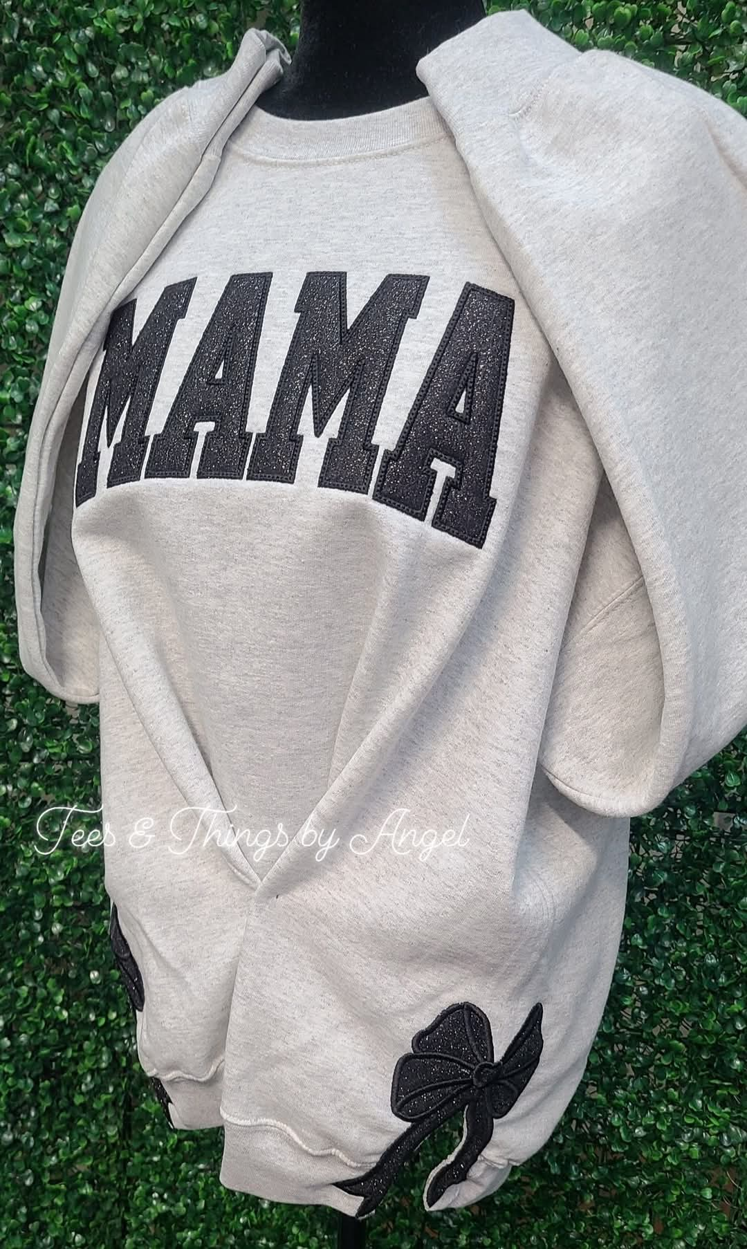 Mama sweatshirt with sidebows