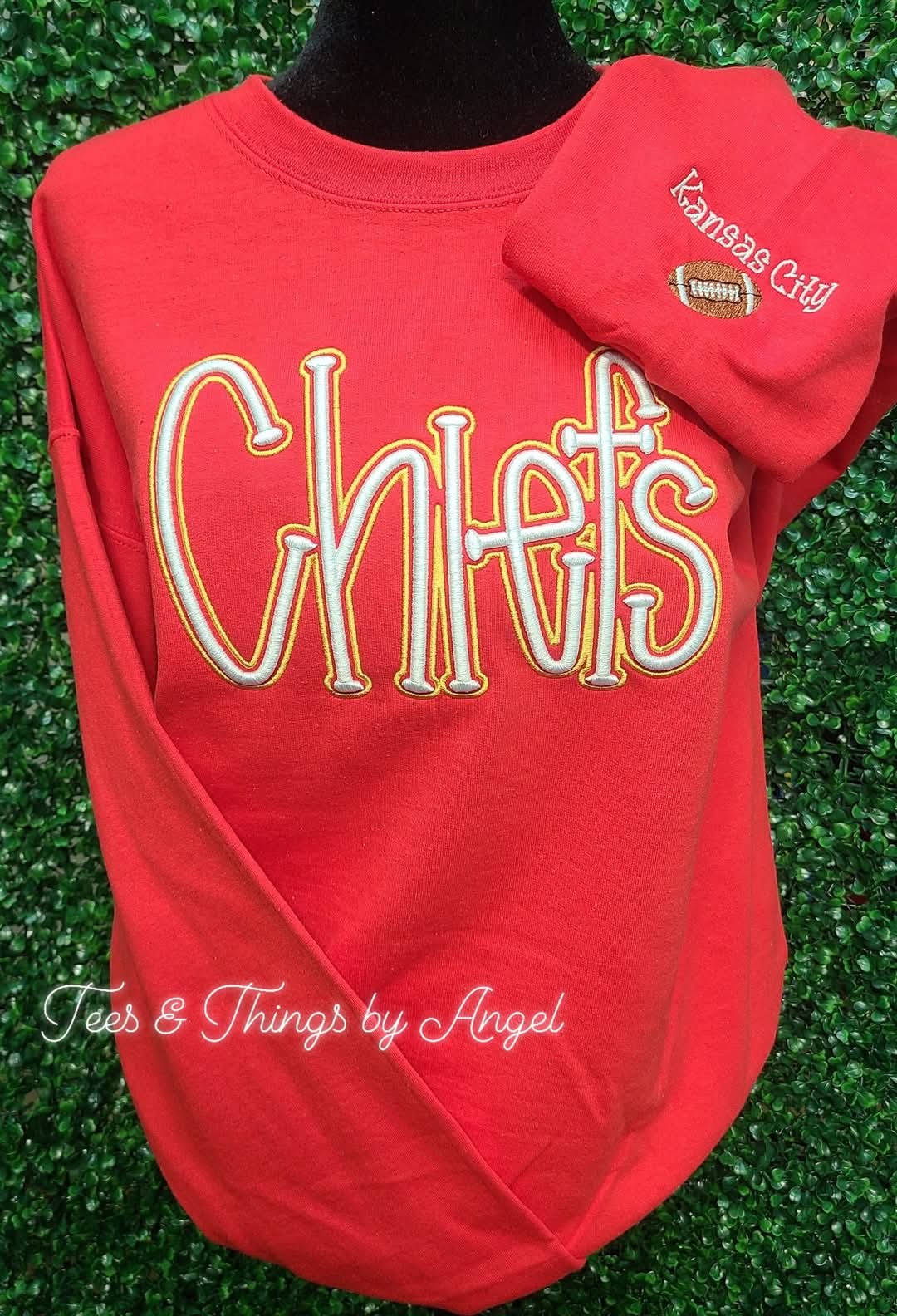 Kansas City Chiefs 3D embroidered sweatshirt 💛❤️