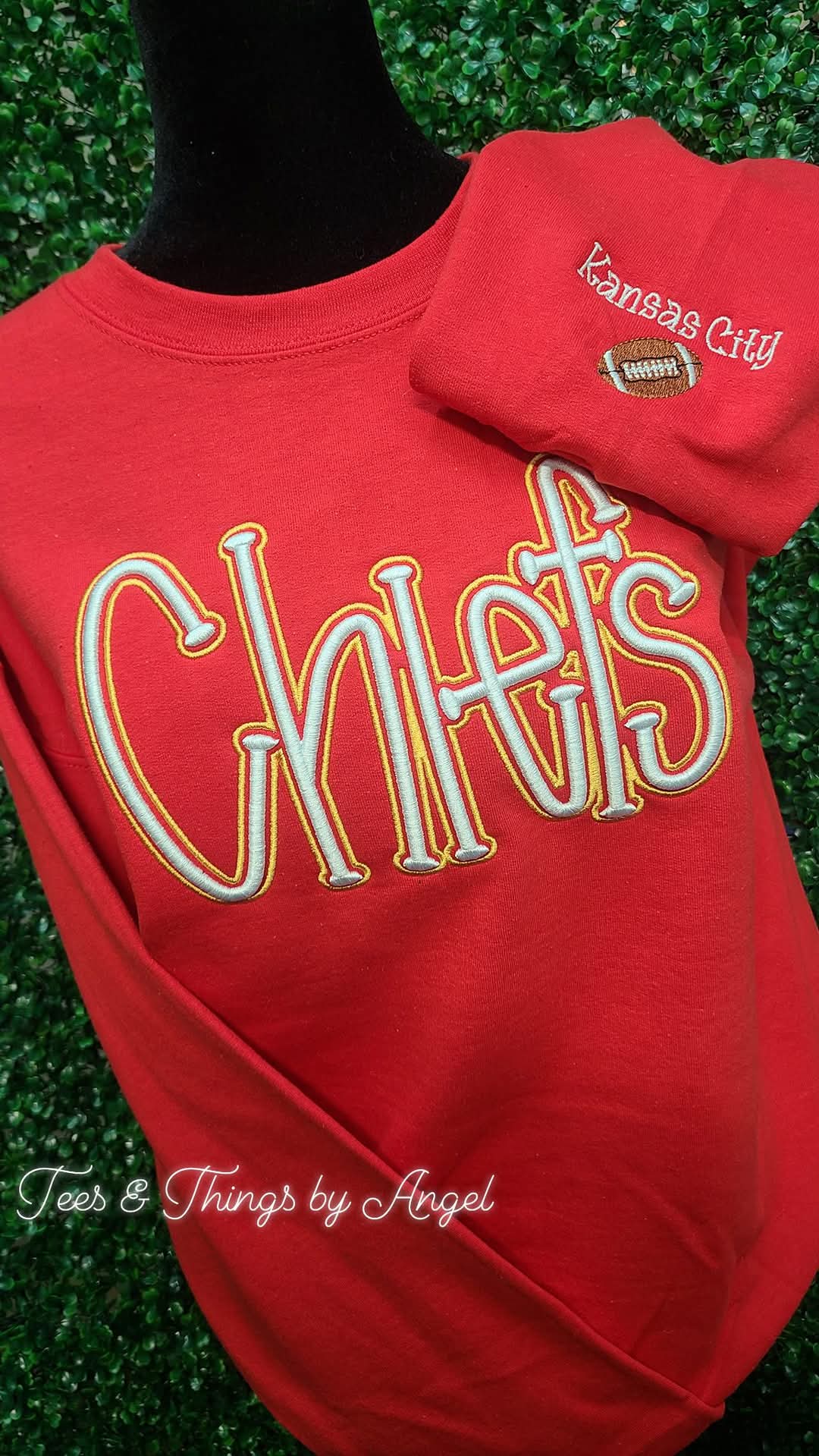 Kansas City Chiefs 3D embroidered sweatshirt 💛❤️