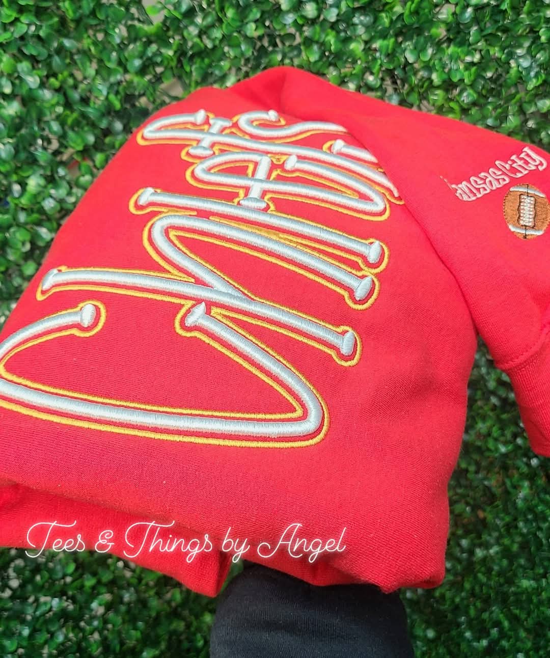 Kansas City Chiefs 3D embroidered sweatshirt 💛❤️