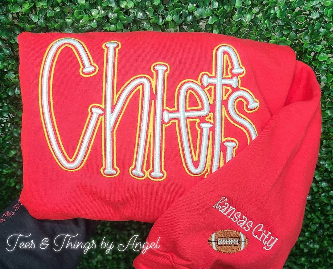 Kansas City Chiefs 3D embroidered sweatshirt 💛❤️