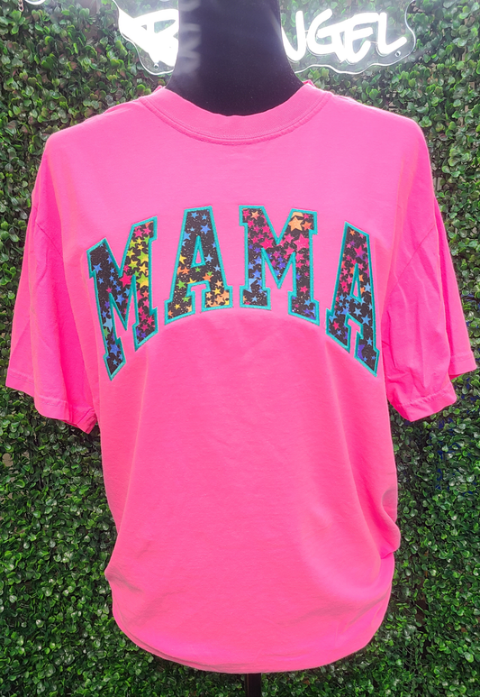 Mama Embroidered tee