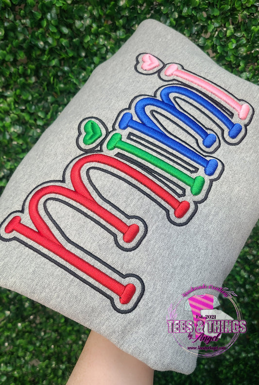 Mimi 3D embroidered sweatshirt