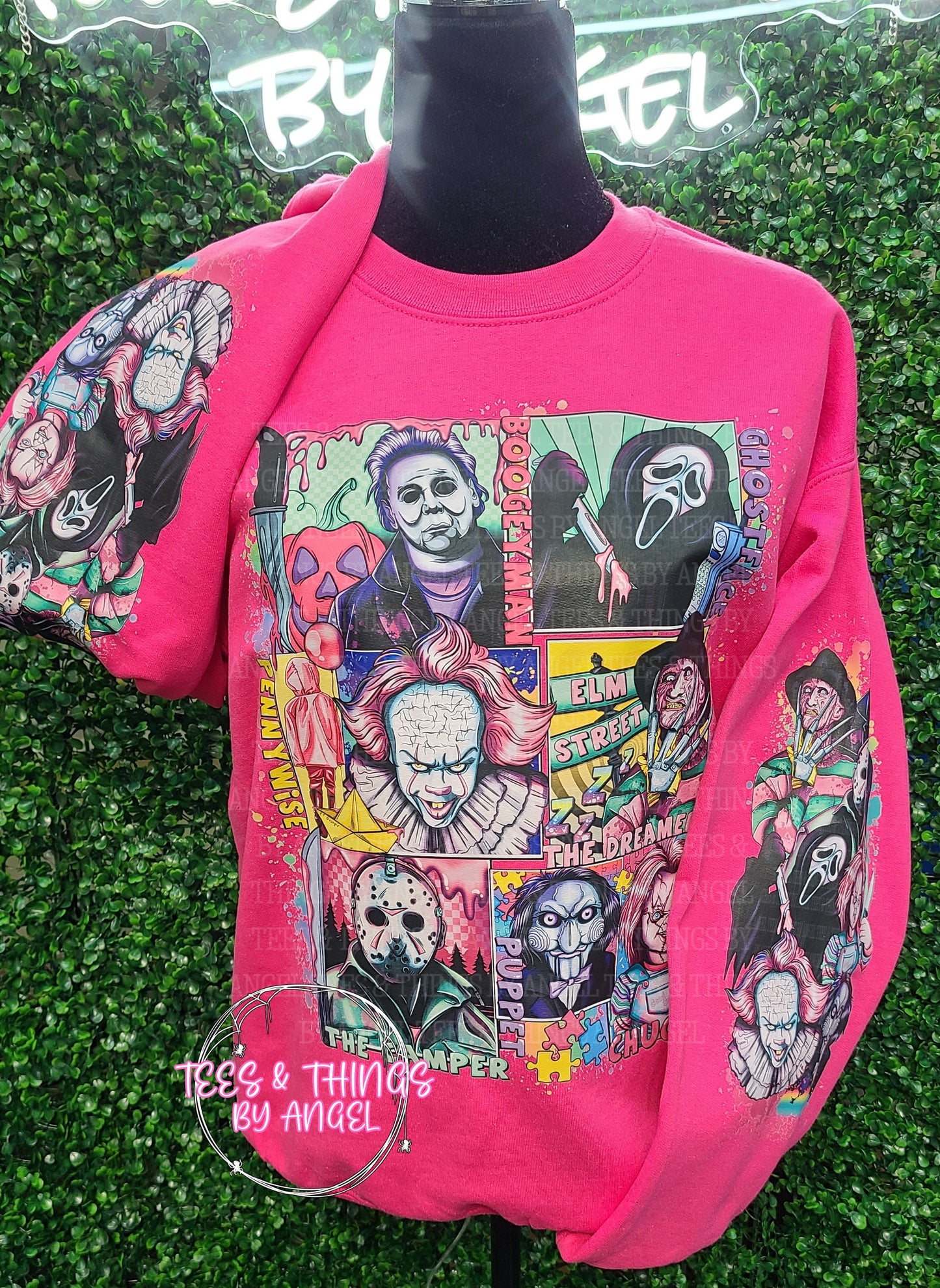 Neon Horror Sweatshirt