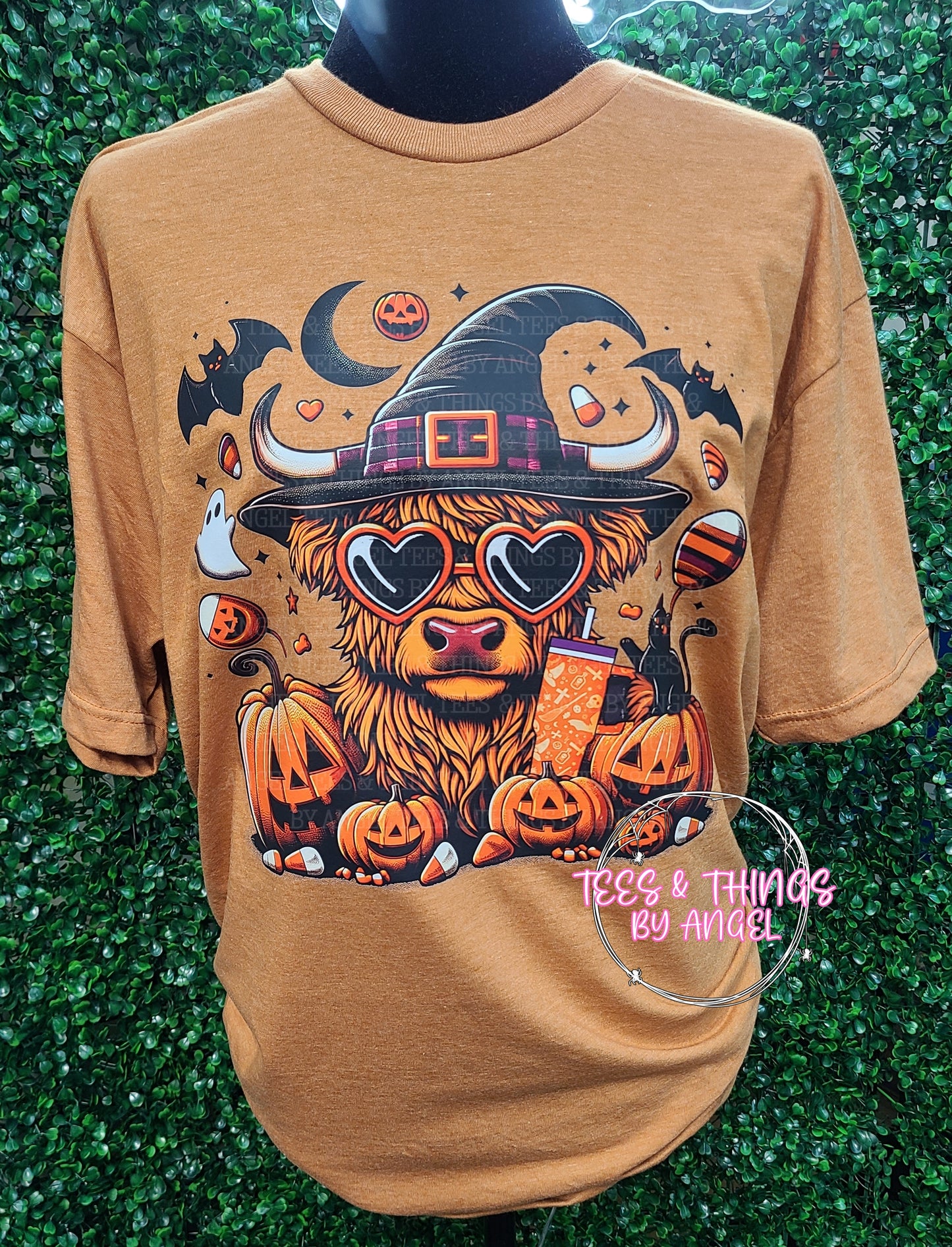 Highland Cow Pumpkin shirt