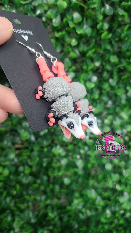 Opposum Earrings