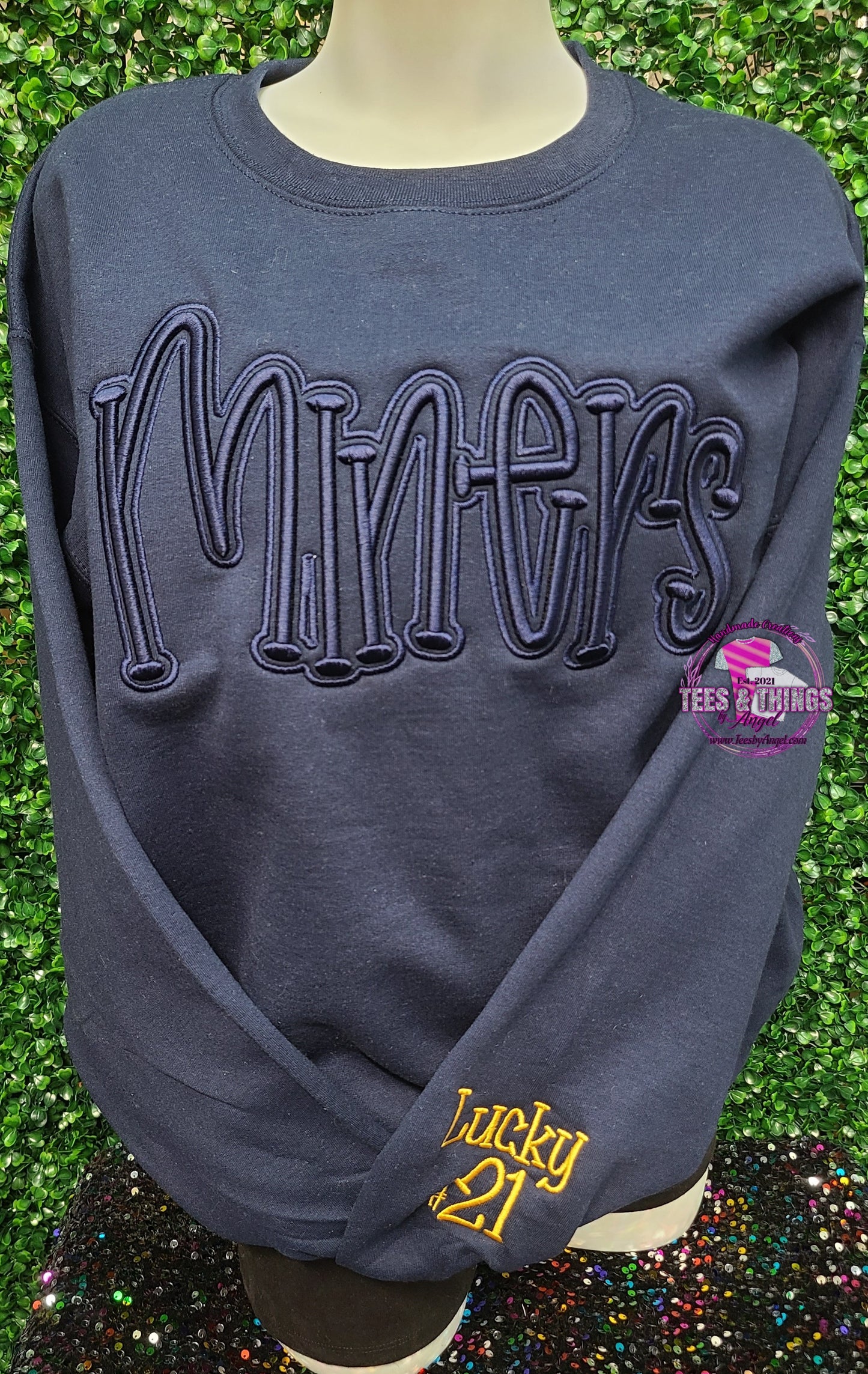 Miners 3D embroidered sweatshirt!