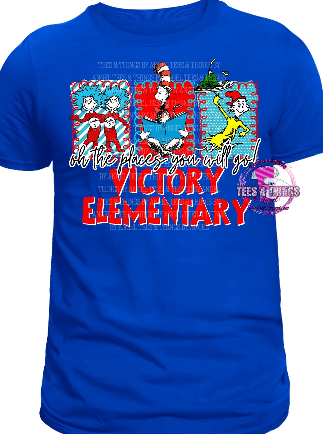 School specific Dr. Seuss teeshirt!