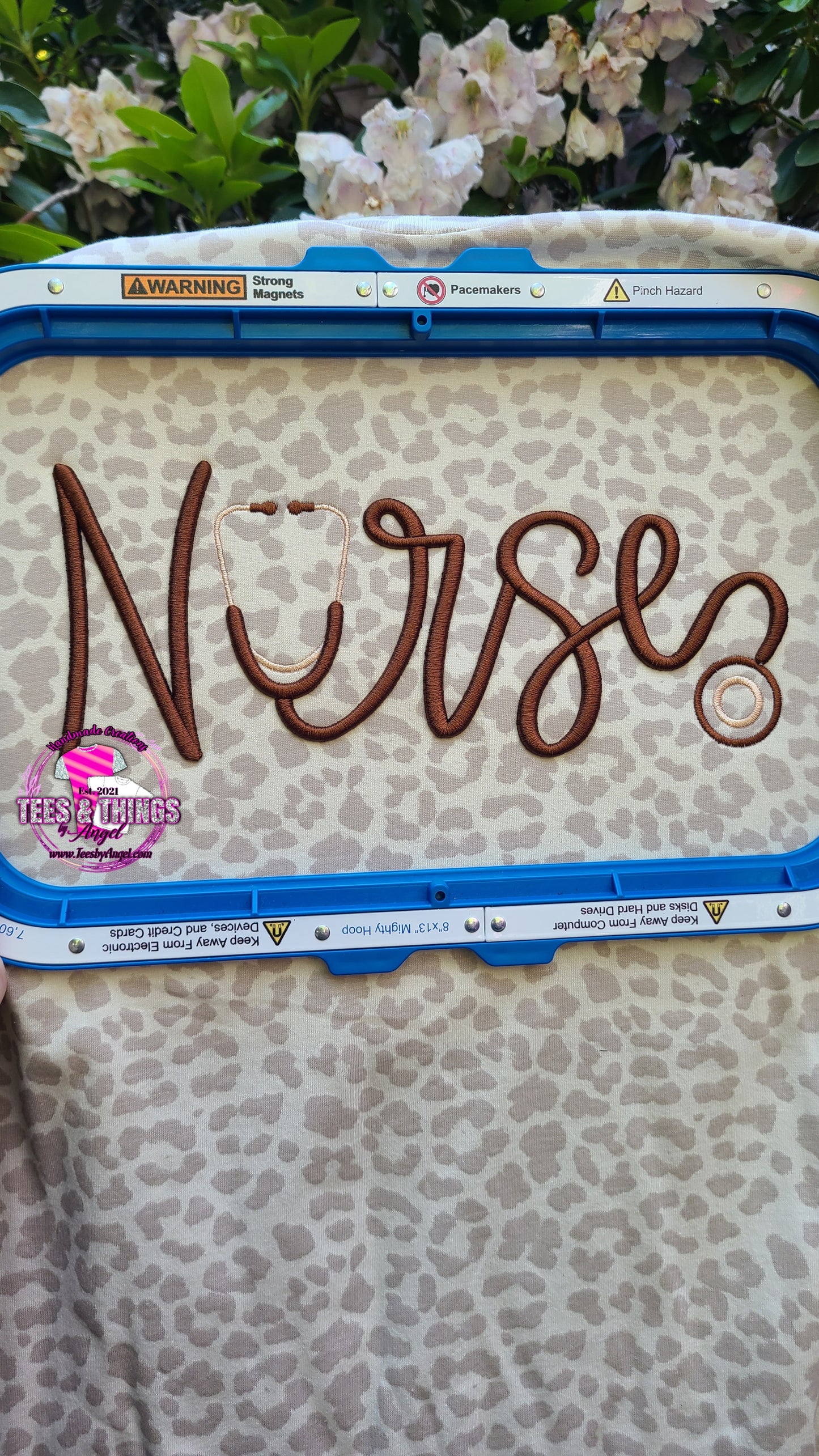 Nurse 3D embroidered Teeshirt!