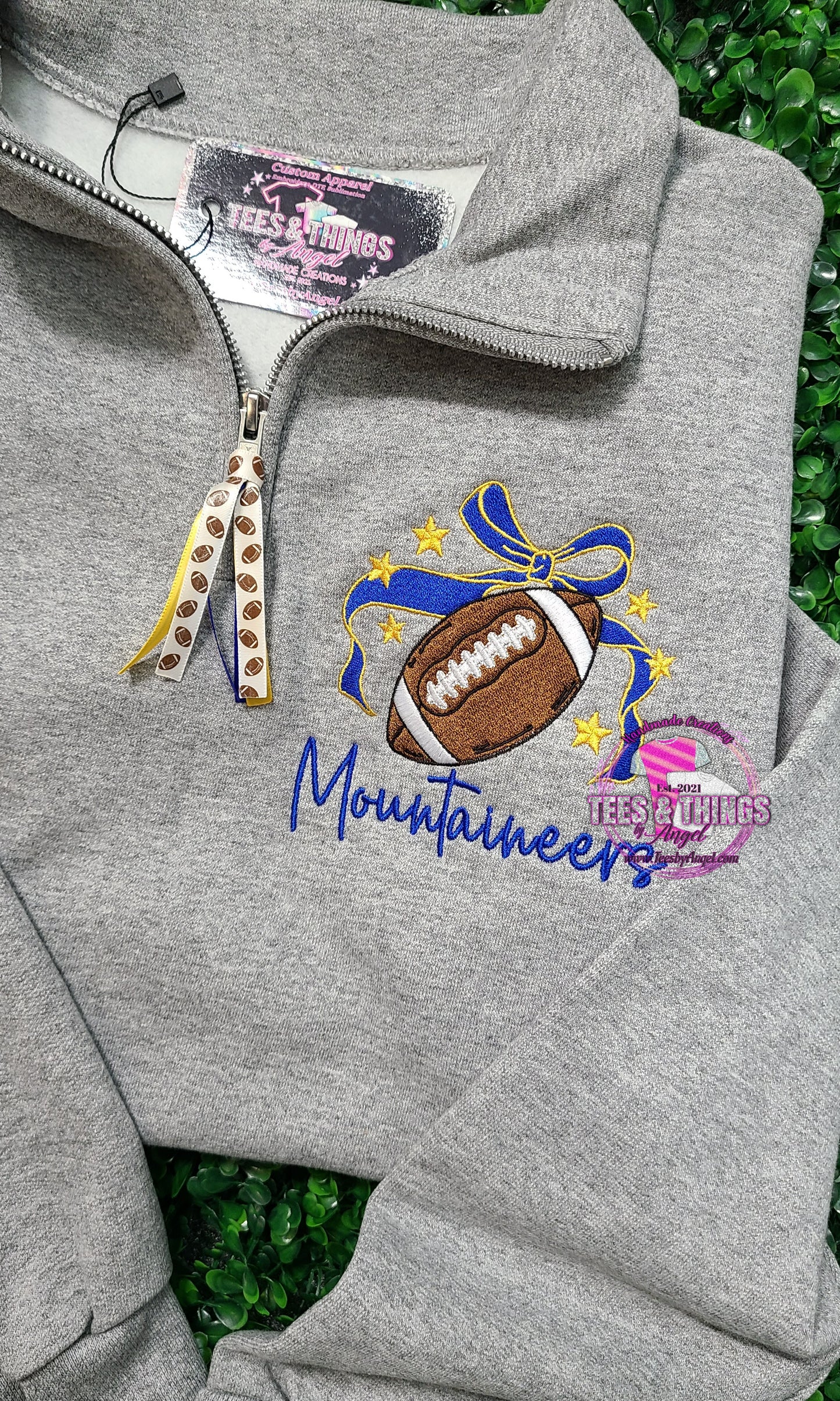 WV Mountaineers Football 1/4 zip! 💙💛