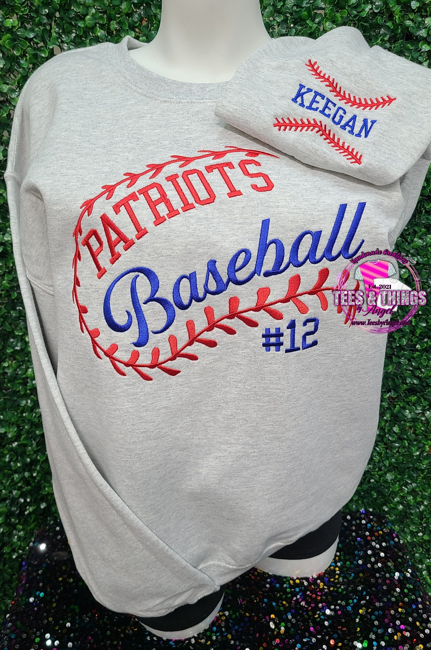 Baseball Laces Custom Sweatshirt ⚾️