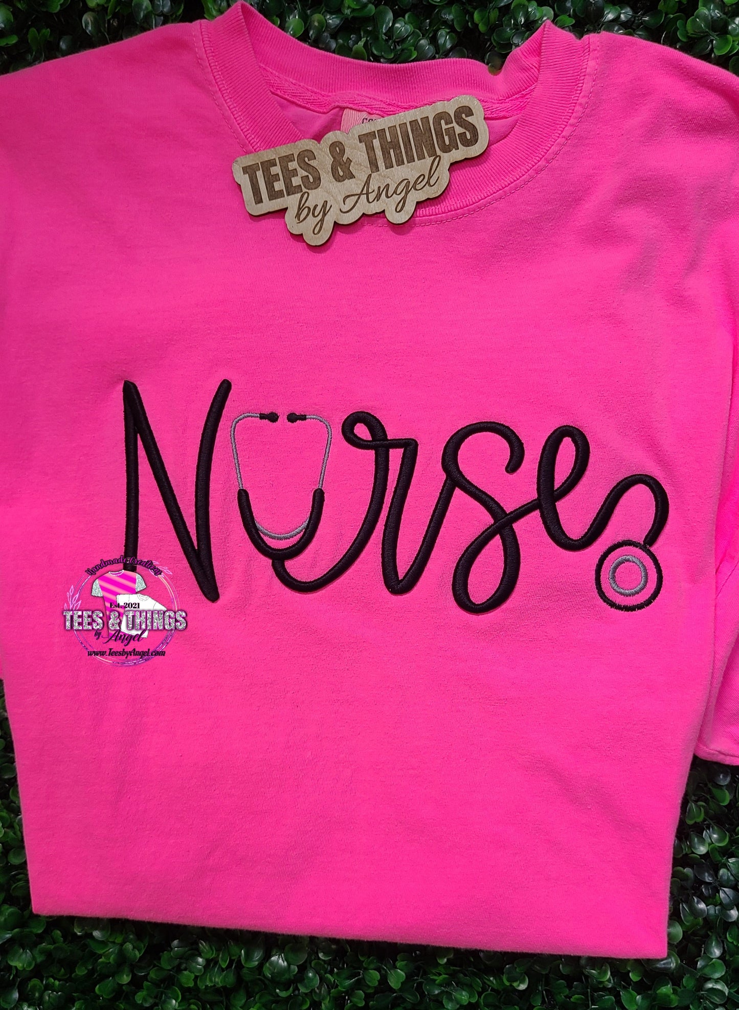 Nurse 3D embroidered Teeshirt!