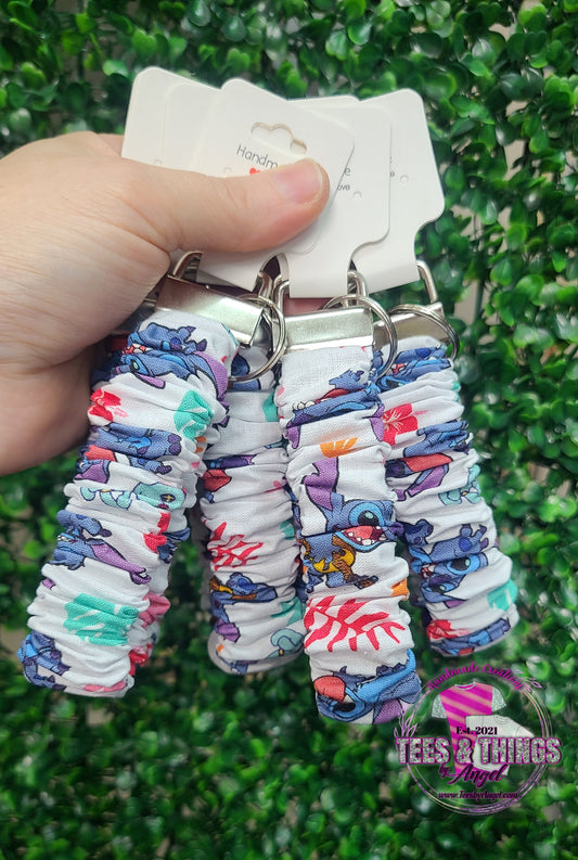 Stitch Scrunchie Keyfob Wristlet