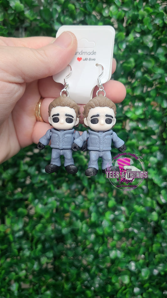 Michael Myers 3D printed Earrings! 🖤