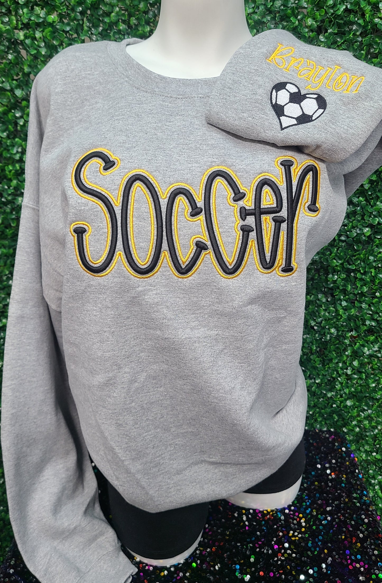 3D Soccer ⚽️ Embroidered shirt