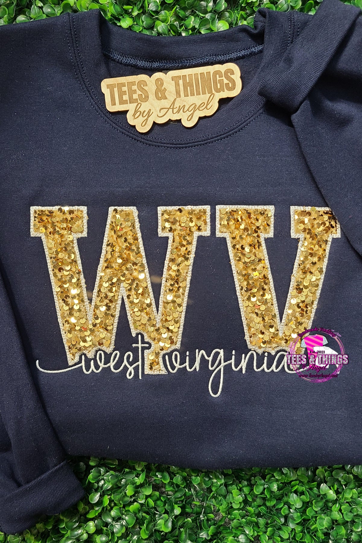 West Virginia knockout letters Sweatshirt!