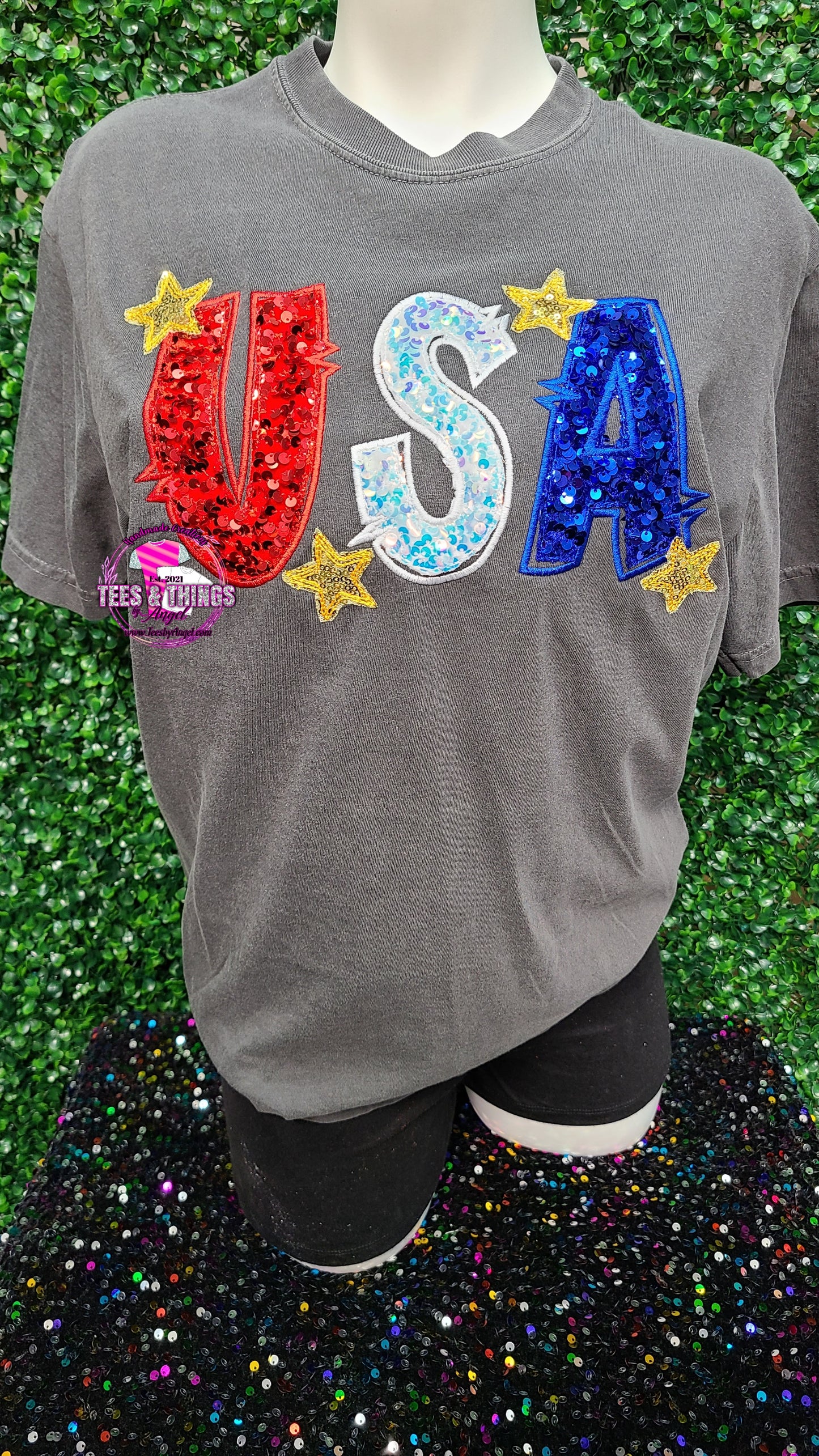 USA 🇺🇸 with Gold Stars!
