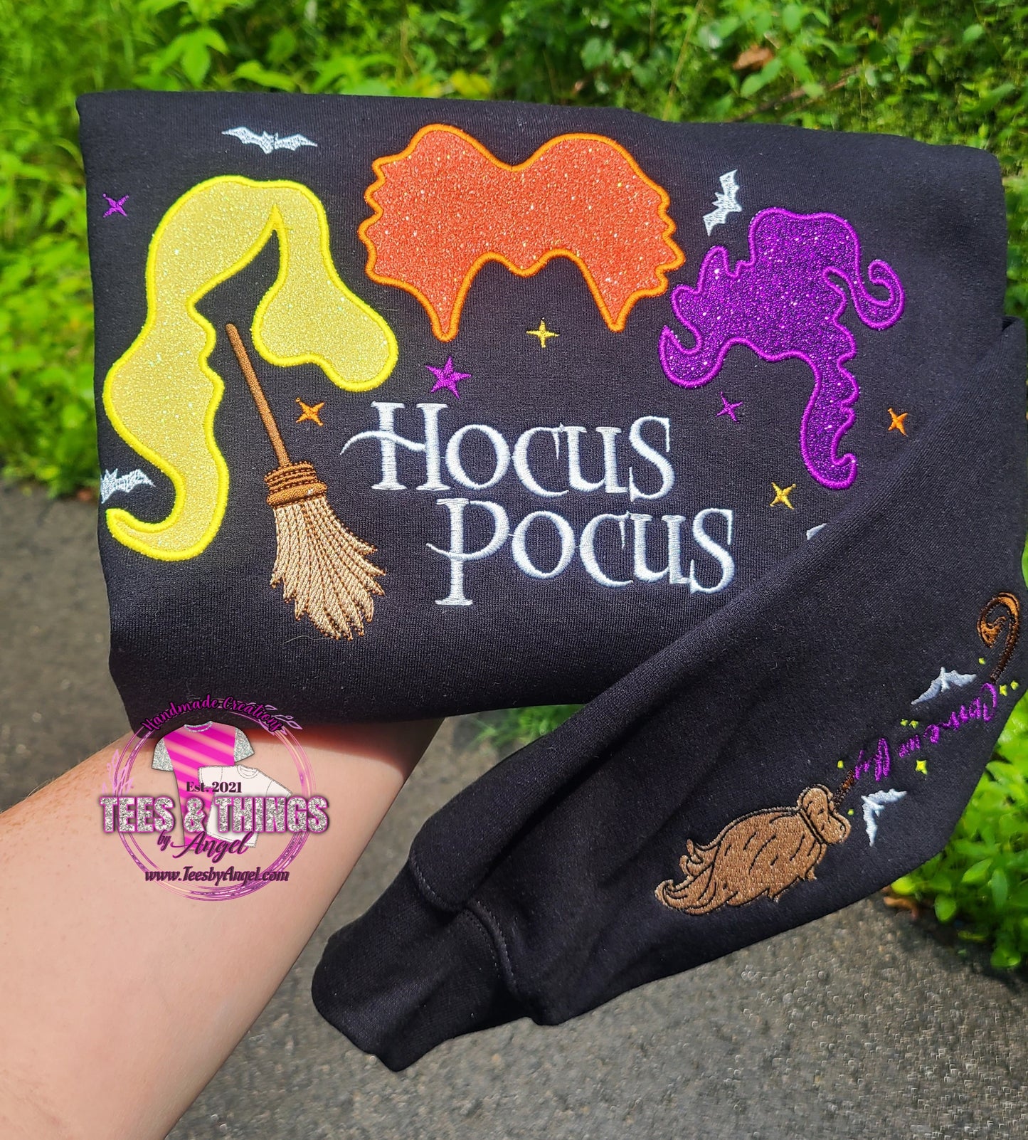 Hocus Pocus Glitter Sweatshirt 💜🧡💛