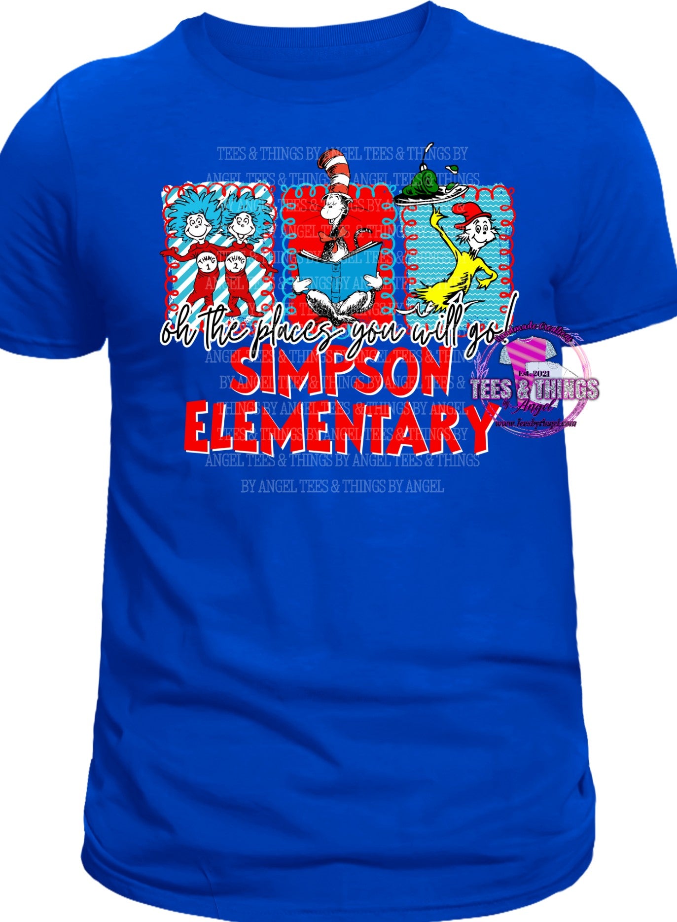 School specific Dr. Seuss teeshirt!