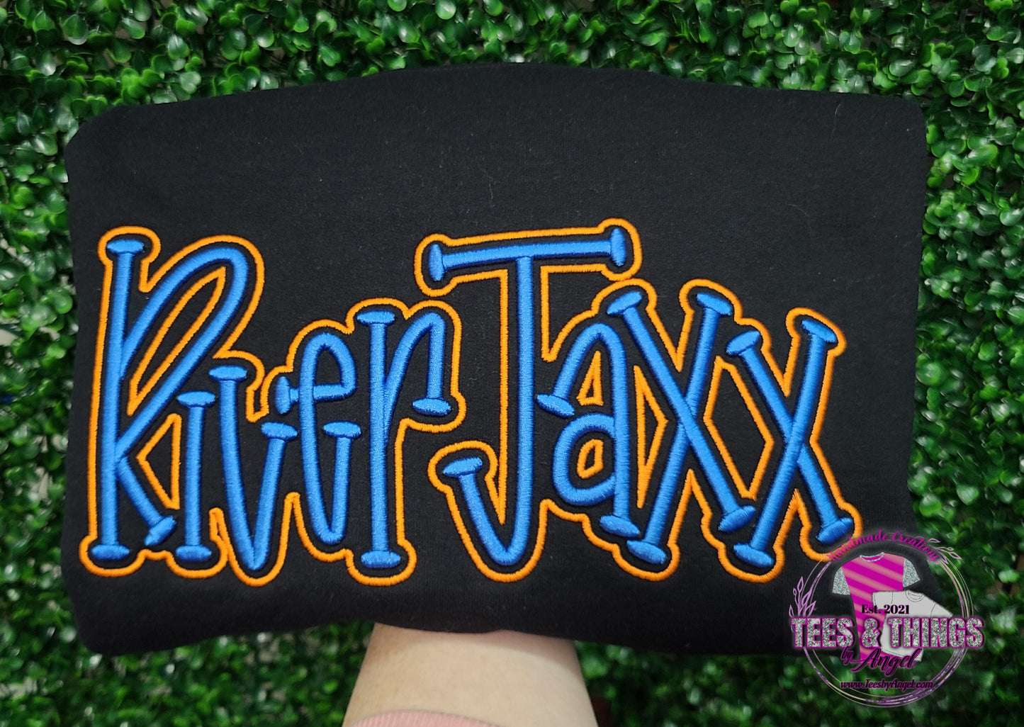 RiverJaxx 3D Embroidered 🧡💙