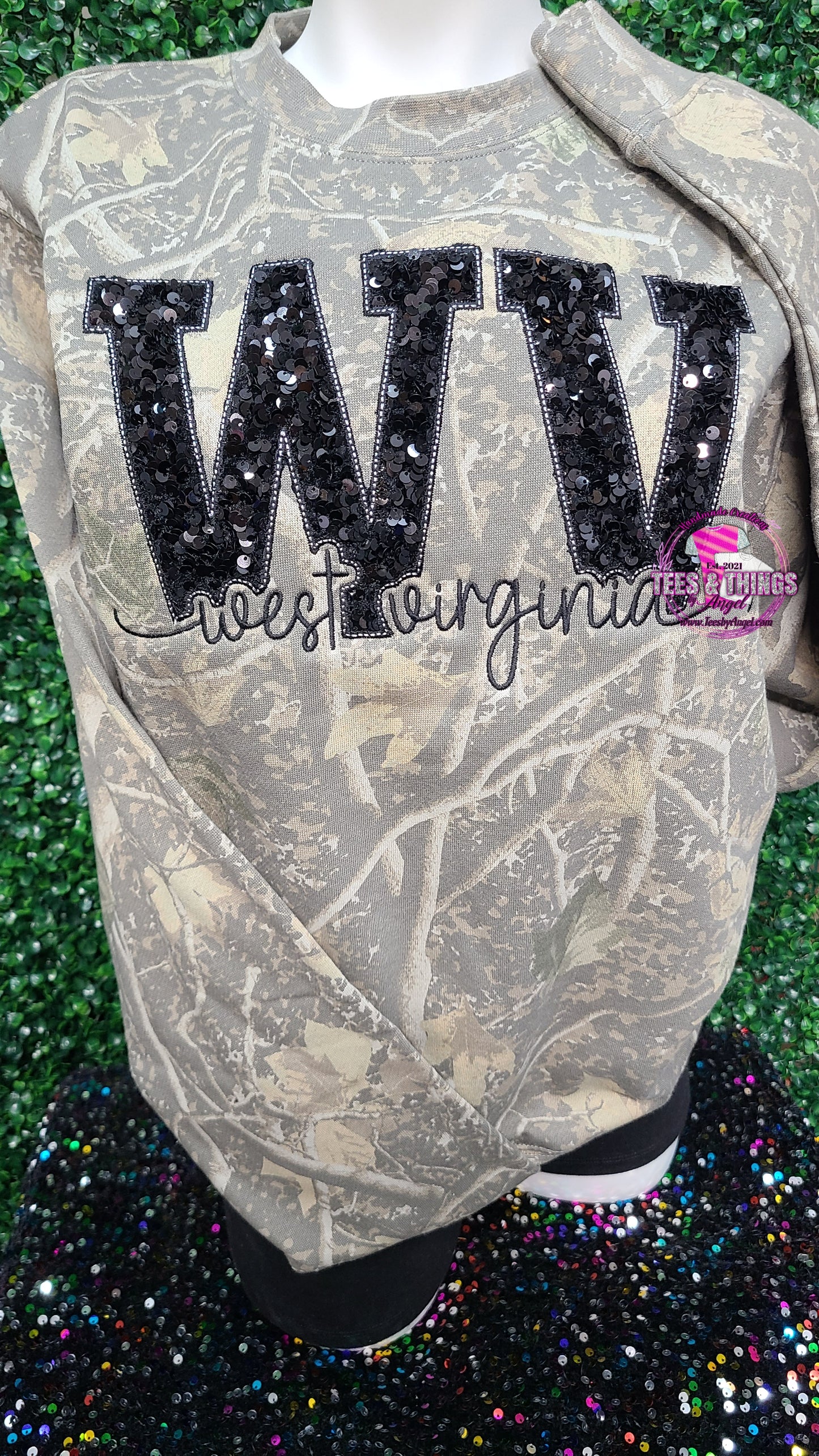 West Virginia knockout letters Sweatshirt!