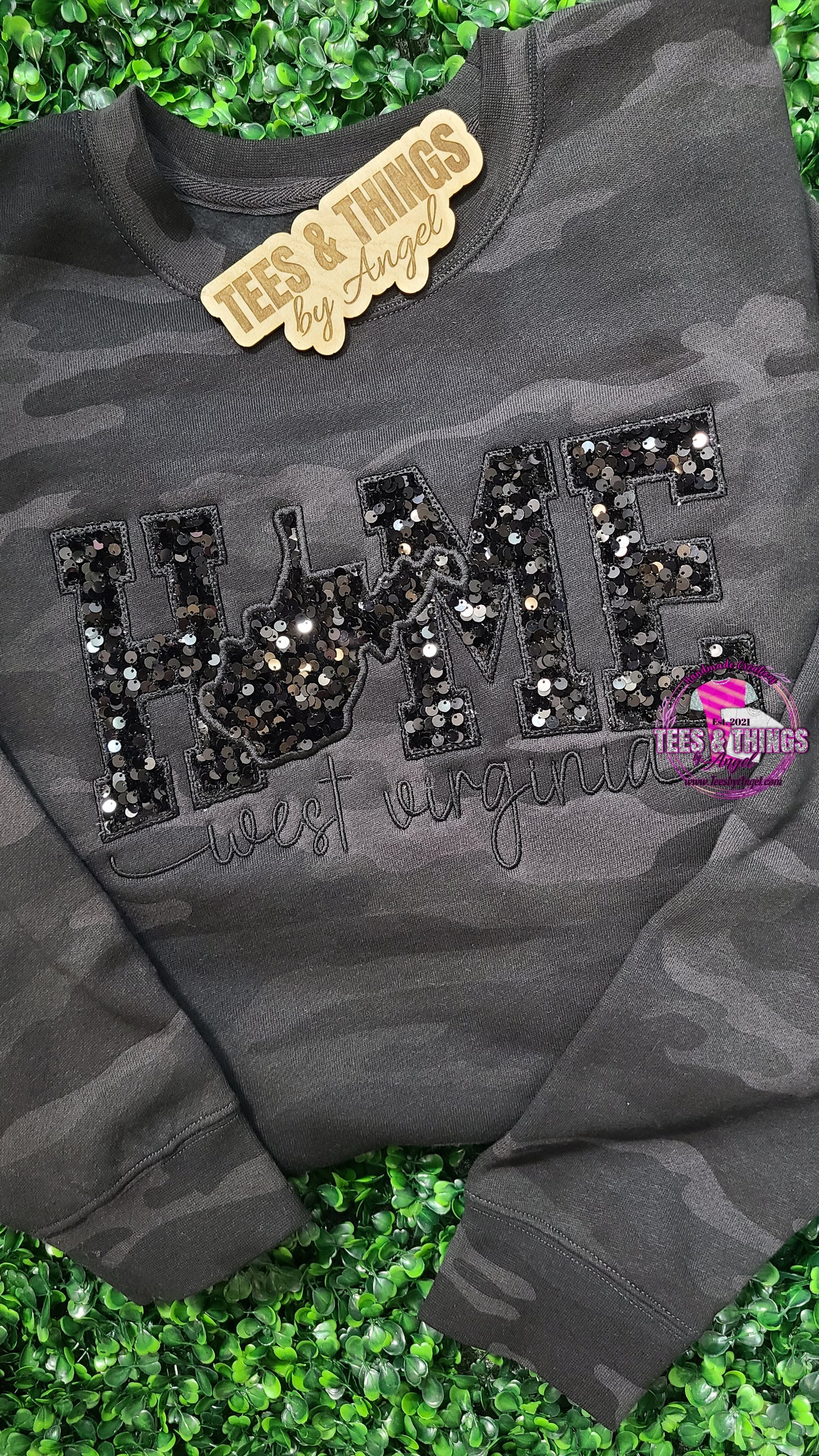 HOME WV Black Sequins Sweatshirt! 🖤