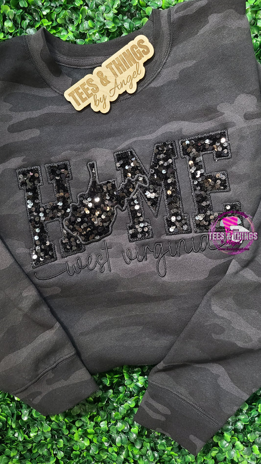 HOME WV Black Sequins Sweatshirt! 🖤