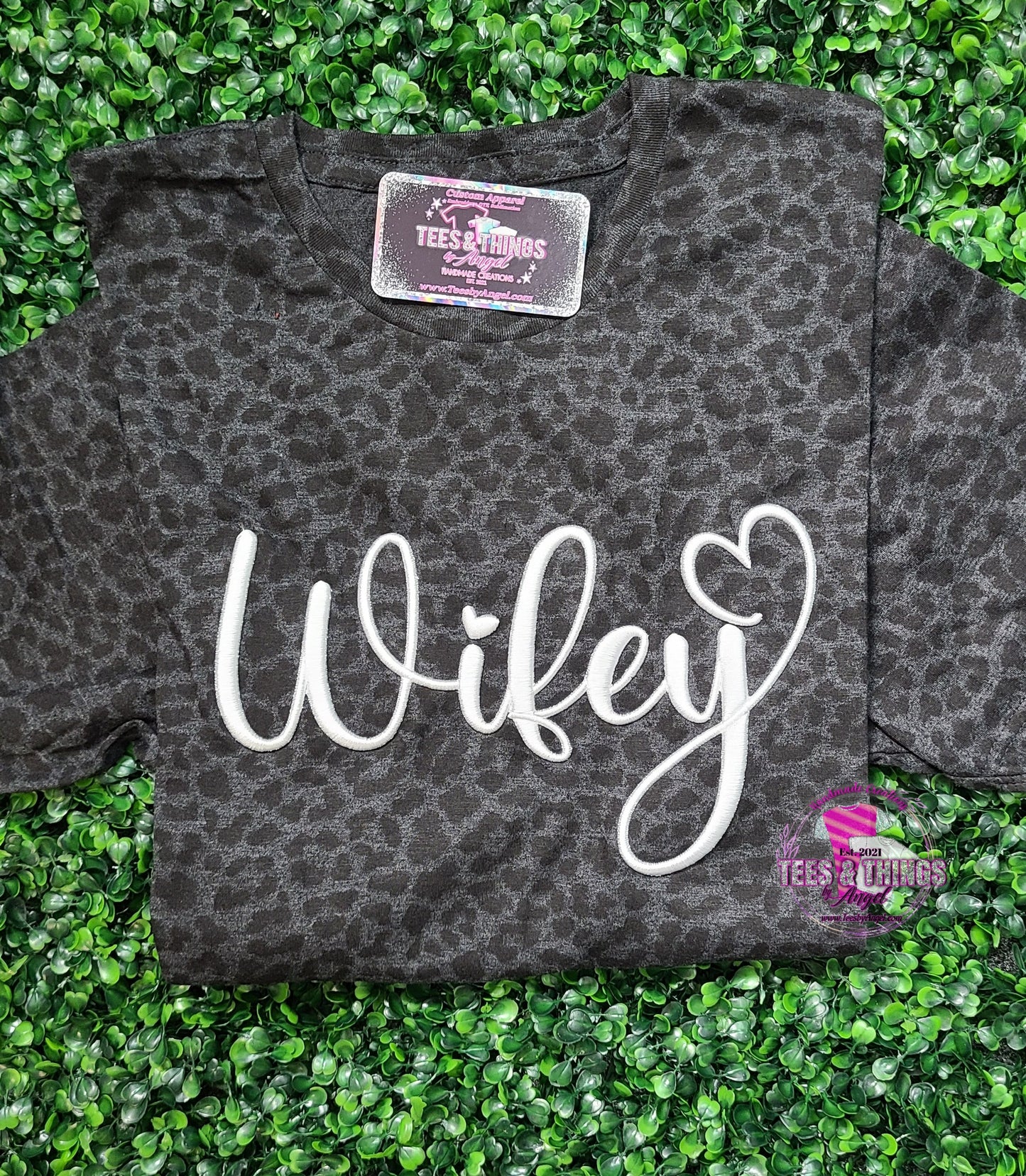 Wifey 3D Embroidered Tee