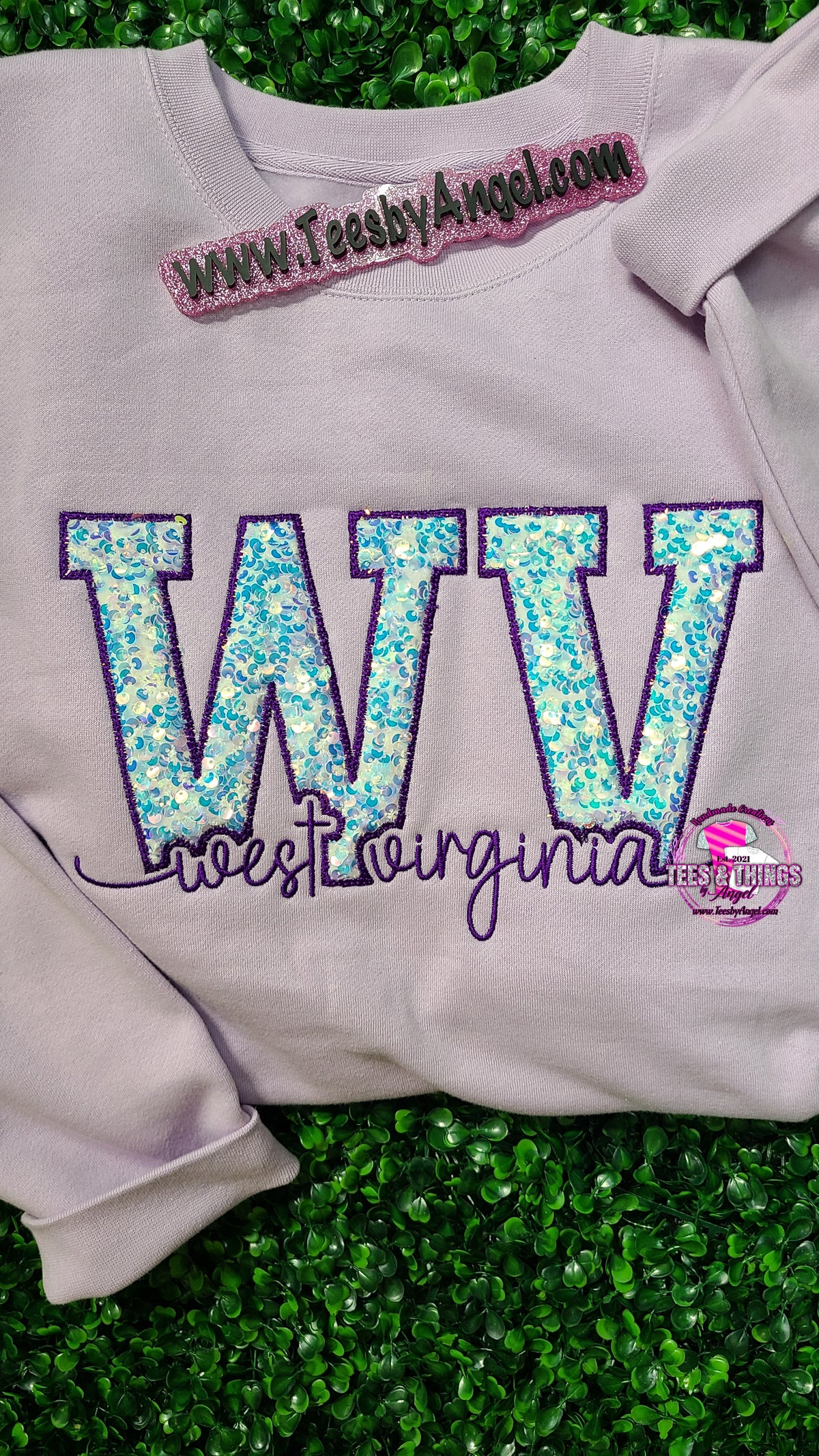 West Virginia knockout letters Sweatshirt!