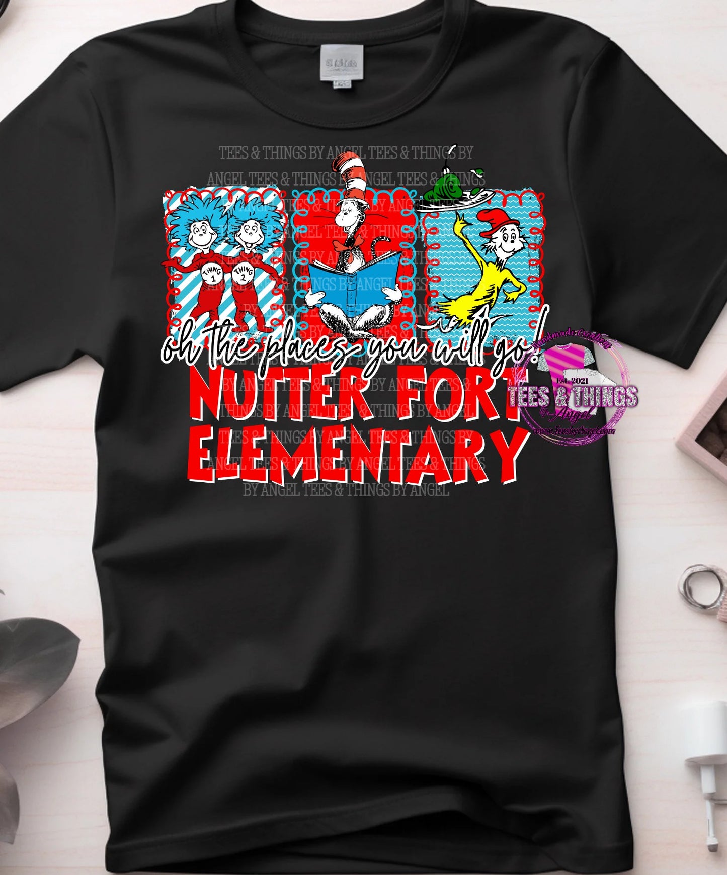 School specific Dr. Seuss teeshirt!