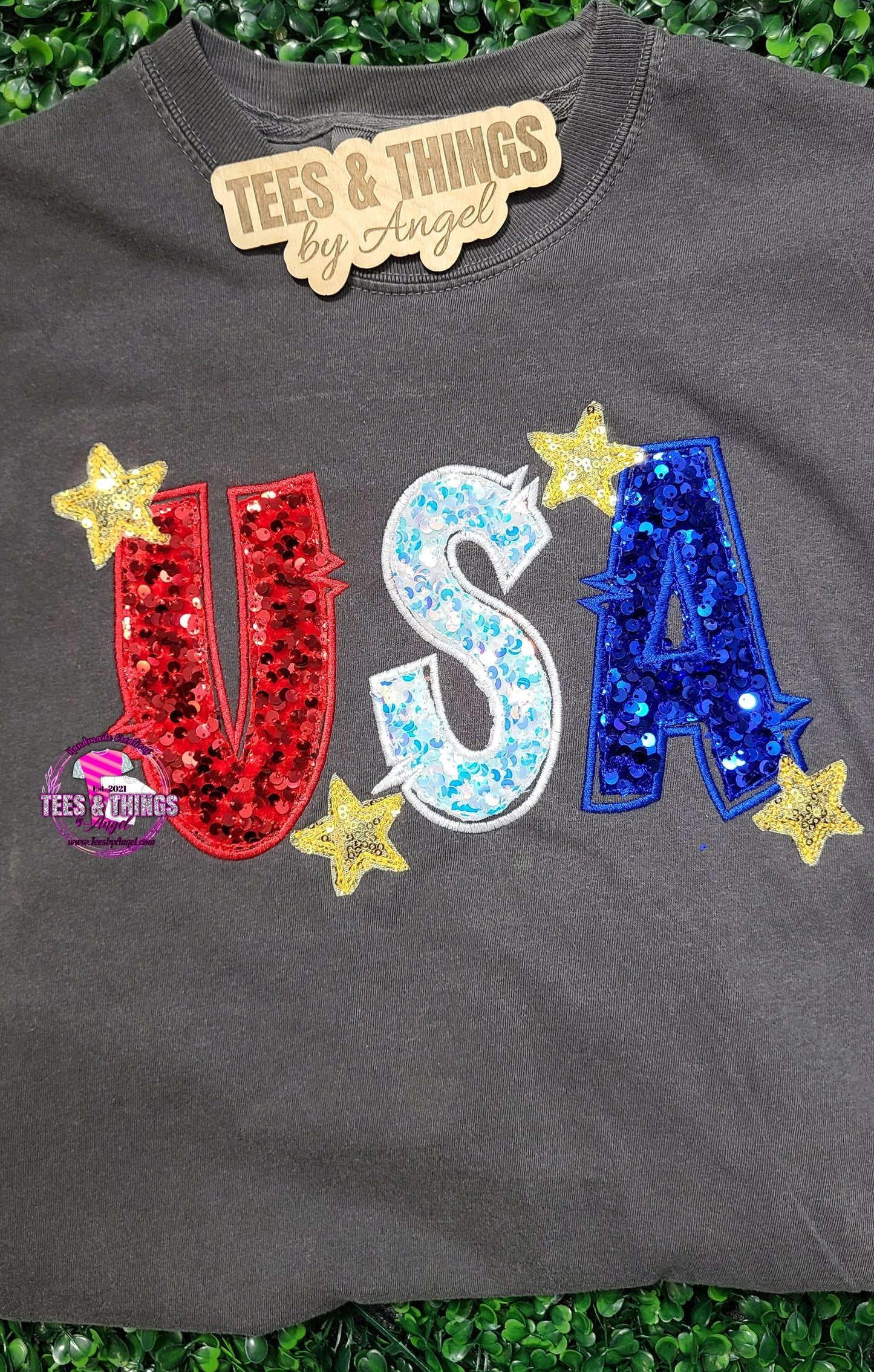 USA 🇺🇸 with Gold Stars!