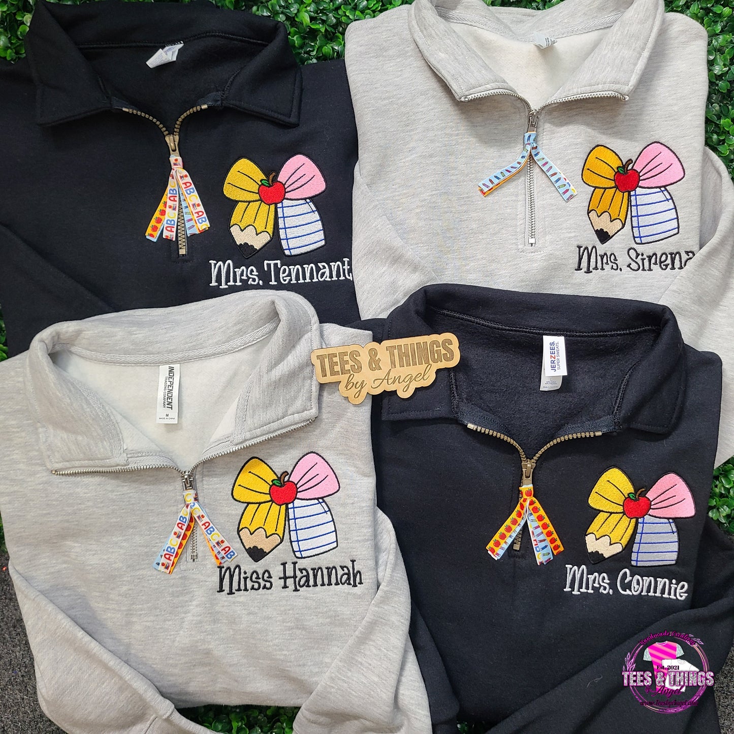 Personalized Teacher Sweatshirt ✏️🍎🖍