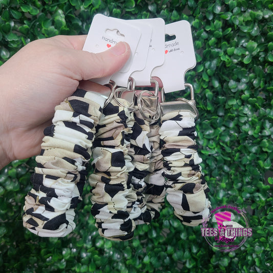 Soccer ⚽️ Scrunchie Keyfob Wristlet