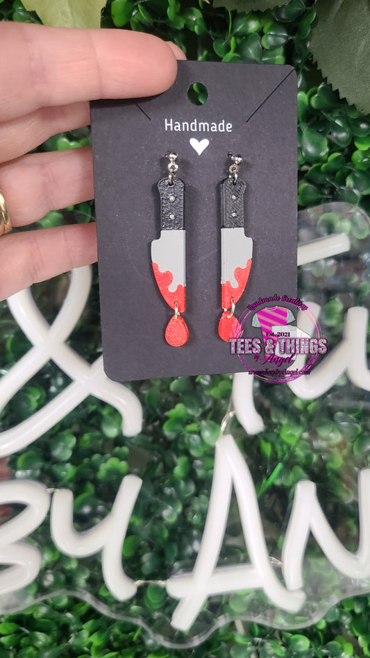 Drippy Horror Earrings!