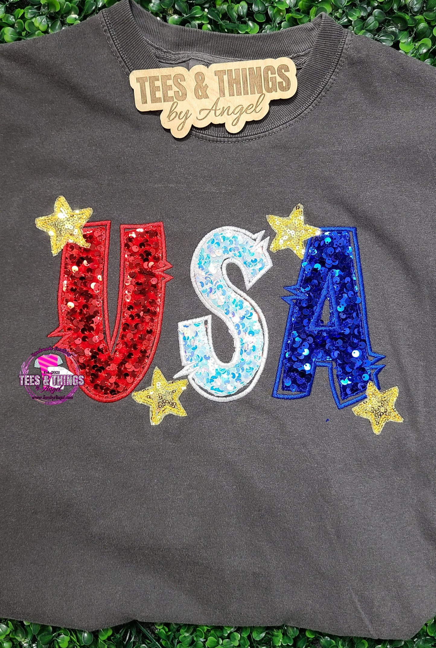 USA 🇺🇸 with Gold Stars!