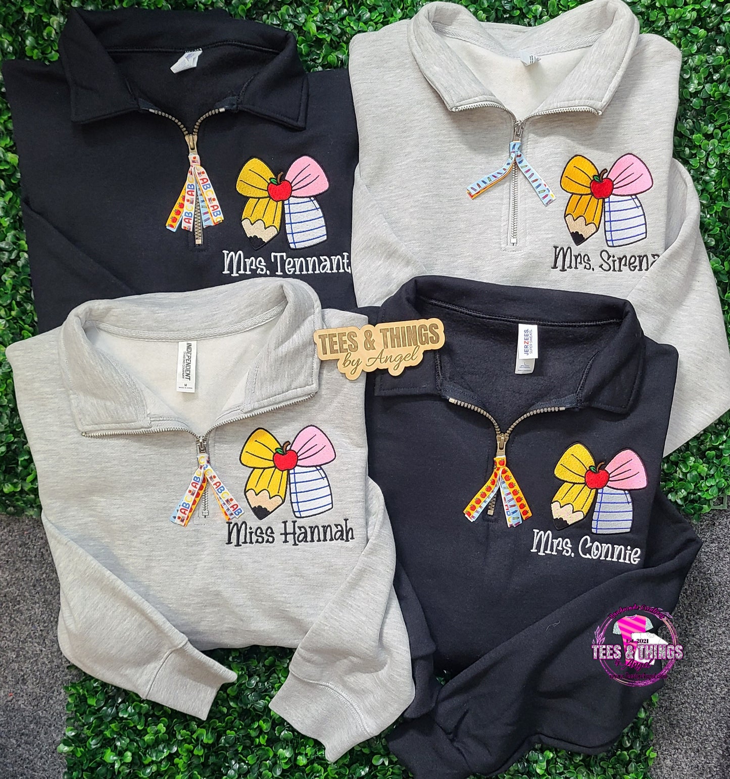 Personalized Teacher Sweatshirt ✏️🍎🖍