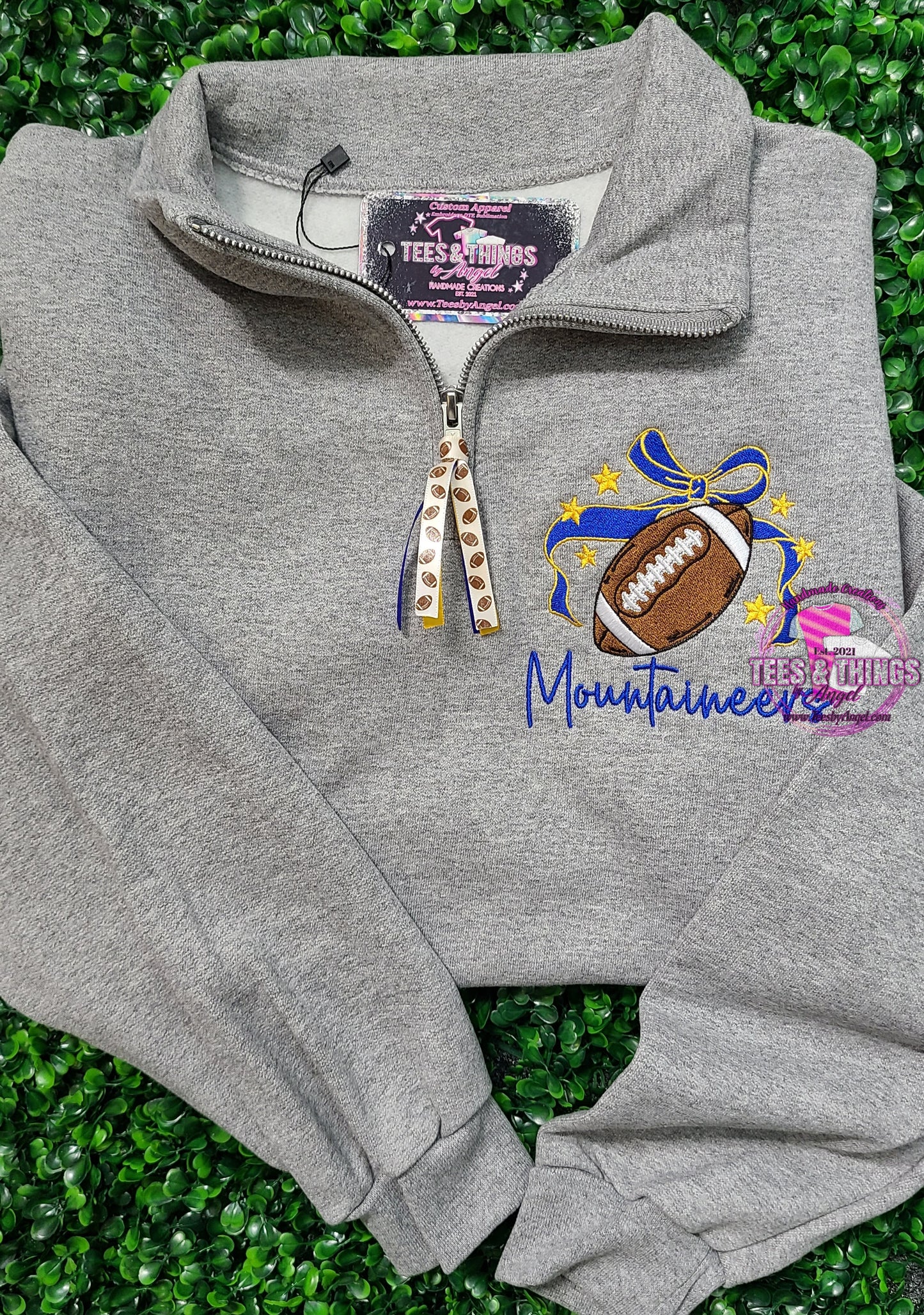 WV Mountaineers Football 1/4 zip! 💙💛