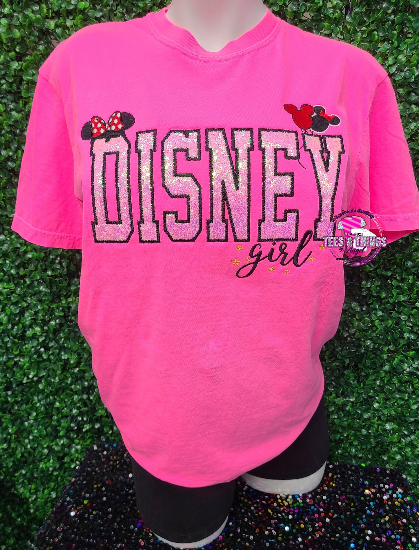 Disney Girl embroidered Teeshirt 🎀