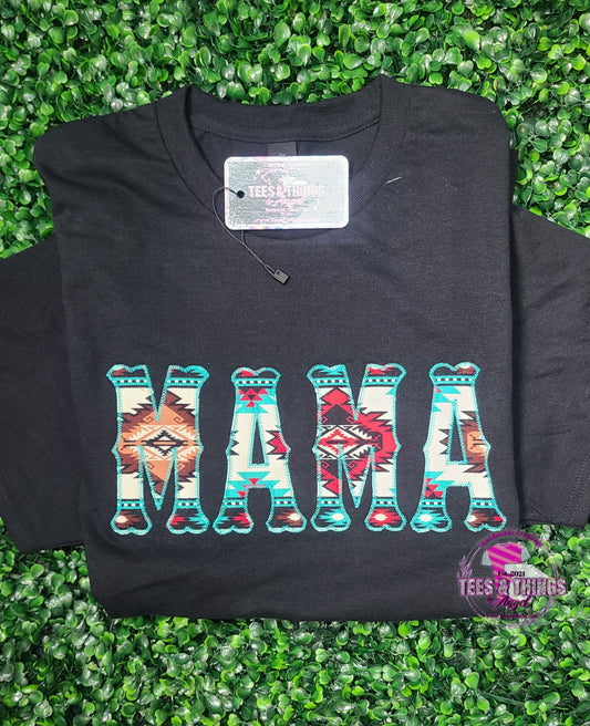 Custom Aztec embroidered Teeshirt