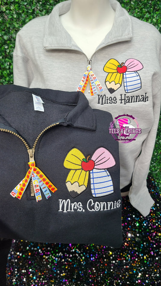 Personalized Teacher Sweatshirt ✏️🍎🖍