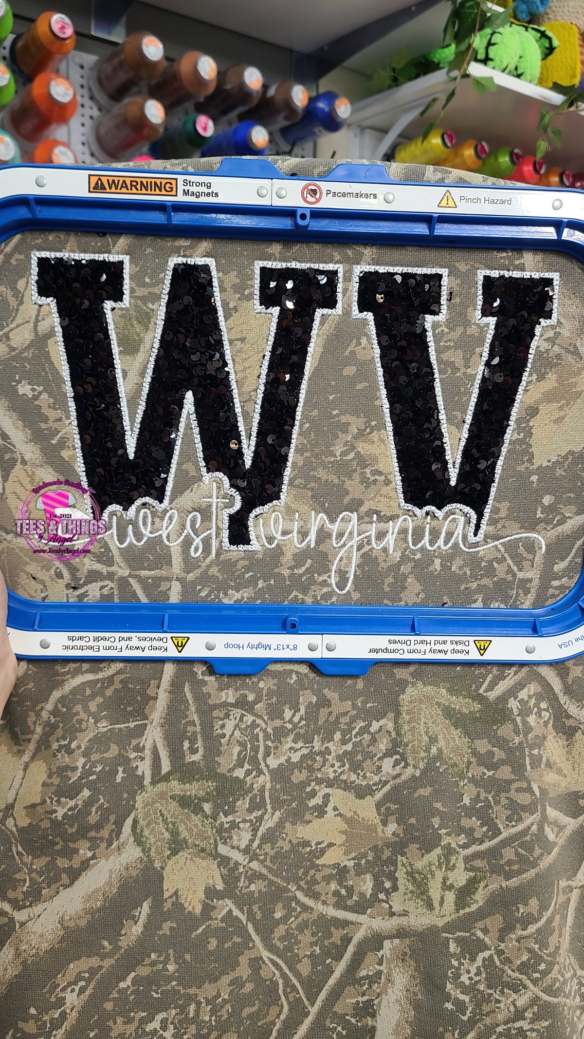 West Virginia knockout letters Sweatshirt!