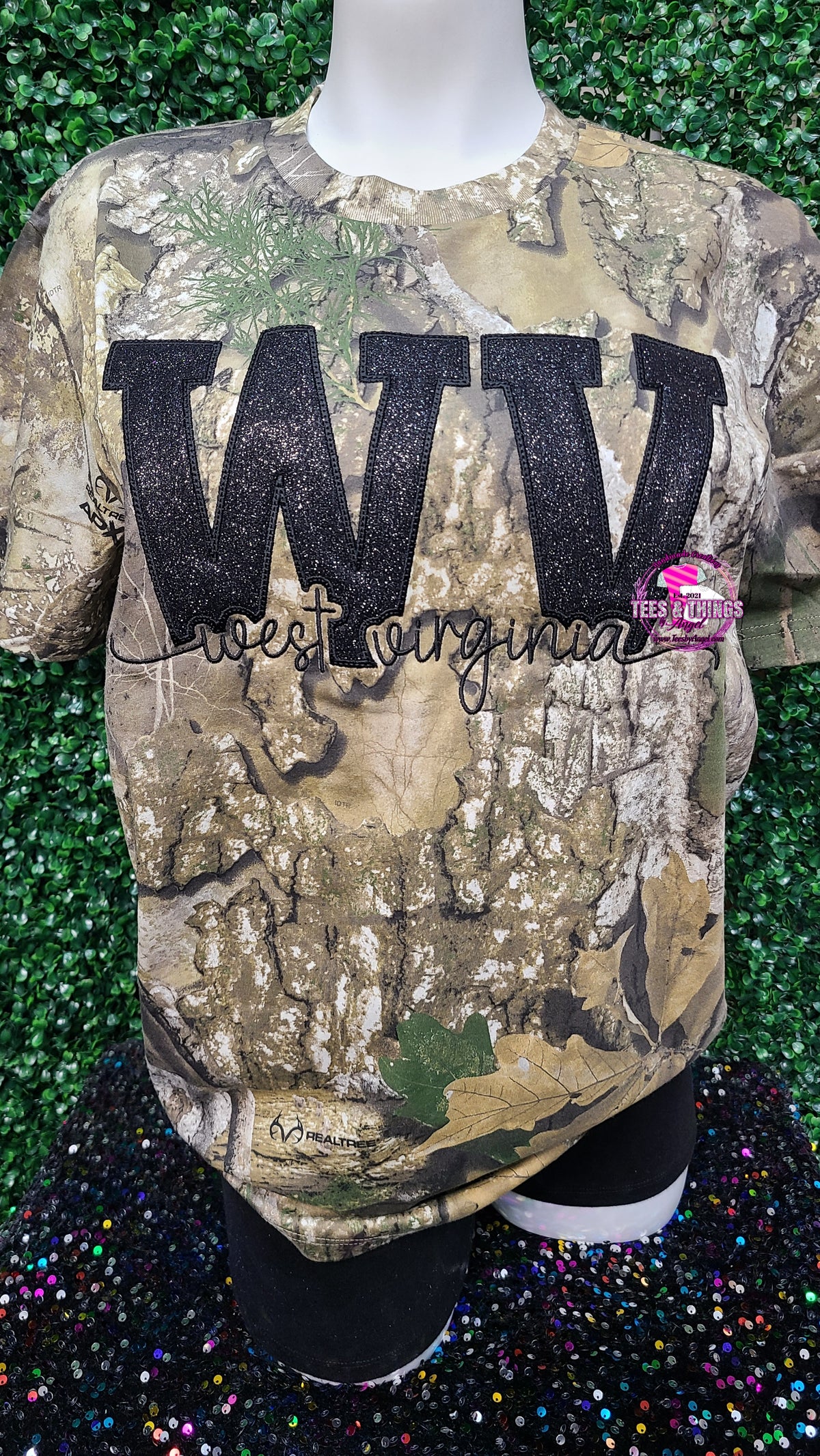 West Virginia glitter tee!